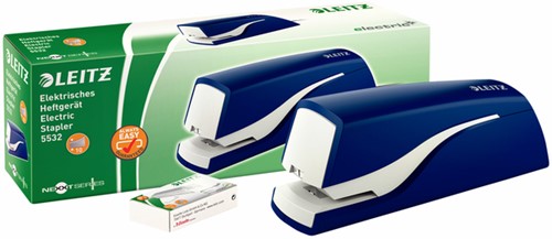 Nietmachine Leitz Nexxt 10 vel blauw 1 Stuk-2