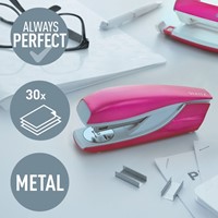 Nietmachine Leitz NeXXt metaal 30 vel roze 1 Stuk-3