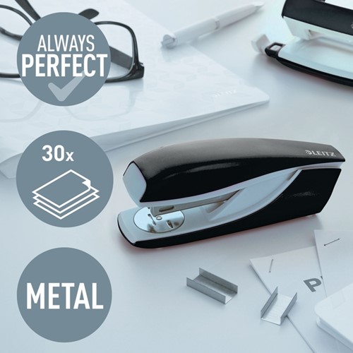 Nietmachine Leitz NeXXt metaal 30 vel zwart 1 Stuk-2