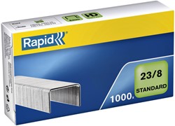 Nieten Rapid 23/8 gegalv standaard 1000st 1000 Stuk