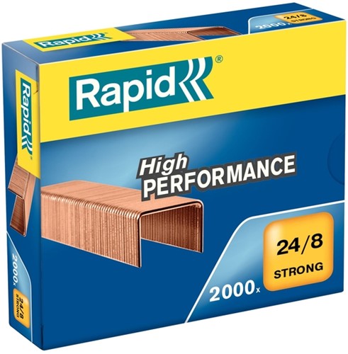 Nieten Rapid 24/8 verkoperd strong 2000st 2000 Stuk