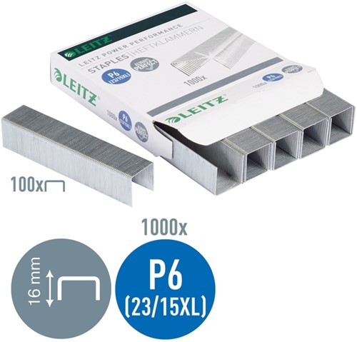 Nieten Leitz P6 23/15XL 1000st 1000 Stuk-7