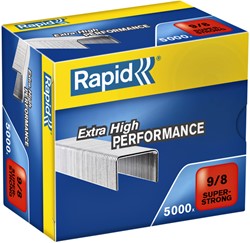 Nieten Rapid 9/8 gegalv super strong 5000st 5000 Stuk