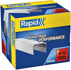 Nieten Rapid 9/12 gegalv super strong 5000st 5000 Stuk