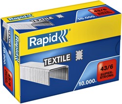Nieten Rapid 43/6 Textiel super strong 10.000st 10000 Stuk