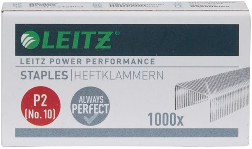 Nieten Leitz P2 nr.10 verzinkt 1000 stuks