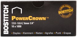 Nieten Bostitch B8 STL SB8 6mm gebogen rug 1050st 1050 Stuk