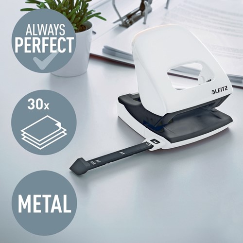 Perforator Leitz WOW 5008 NeXXt  metaal 30 vel wt 1 Stuk-2