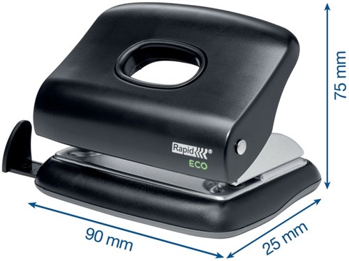 Perforator Rapid Fashion Eco 20 vel zwart 1 Stuk-3