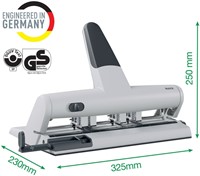 Perforator Leitz 5114 AKTO variabele multi zilver 1 Stuk-3