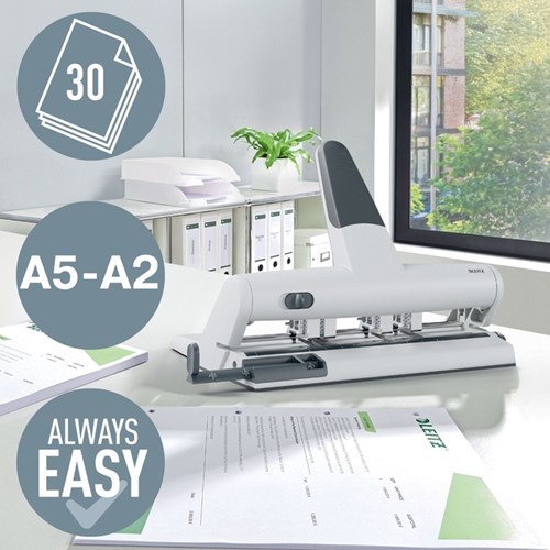 Perforator Leitz 5114 AKTO variabele multi zilver 1 Stuk-2