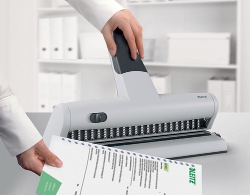 Perforator Leitz 5115 heavy duty 23 gaats zilver 1 Stuk-7