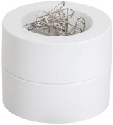 Papercliphouder MAUL Pro magnetisch 73mmx60mm wit 1 Stuk