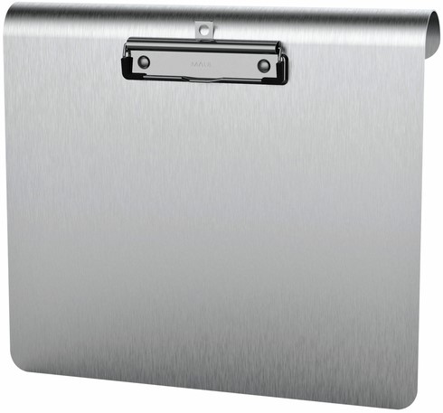 Klembord MAUL Medic A4 dwars RVS klem alu 1 Stuk