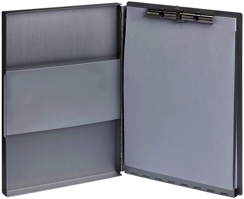 Klembordkoffer MAUL Assist A4 staand zijopening aluminium-22