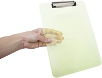 Klembord MAUL A4 staand transparant PS neon geel 1 Stuk-3