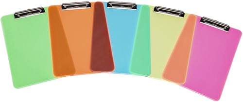 Klembord MAUL A4 staand transparant PS neon blauw 1 Stuk-4