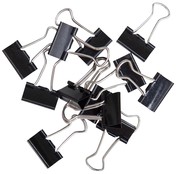 Papierklem MAUL 213 foldback 13mm zwart 12 stuks 12 Stuk-2