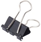 Papierklem MAUL 213 foldback 19mm zwart 12 stuks 12 Stuk-2