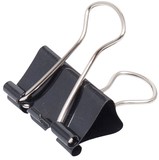 Papierklem MAUL 213 Foldback 25mm zwart 12 stuks 12 Stuk-2