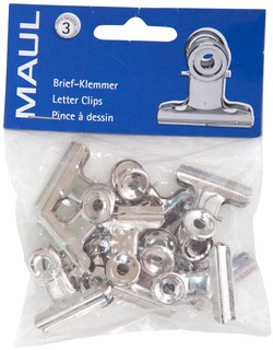 Papierklem MAUL Bulldog 30mm 10 Stuk-7