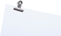 Papierklem MAUL Bulldog 30mm capaciteit 10mm zilver 10 stuks-2