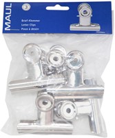 Papierklem MAUL Bulldog 70mm 5 Stuk-6