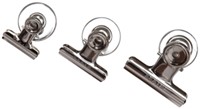 Papierklem MAUL Bulldog magneet 30mm zilver 2st 2 Stuk-7