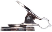 Papierklem MAUL Bulldog magneet 40mm zilver 2st 2 Stuk-1
