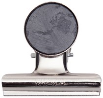 Papierklem MAUL Bulldog magneet 52mm zilver 2st 2 Stuk-2