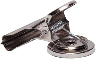 Papierklem MAUL Bulldog magneet 52mm zilver 2st 2 Stuk-2