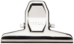 Papierklem MAUL Pro 75mm zilver 2 Stuk