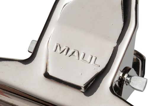 Papierklem MAUL Pro 75mm zilver 2 Stuk-2