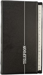 Telefoonalbum Kangaro 215x130mm A-Z 4-rings zwart 1 Stuk