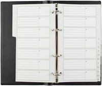 Telefoonalbum Kangaro 215x130mm A-Z 4-rings zwart 1 Stuk-3