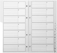 Telefoonalbum Kangaro 215x130mm A-Z 4-rings zwart 1 Stuk-4