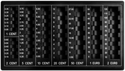 Muntinzetbak Pavo 330x183x20mm zwart 1 Stuk