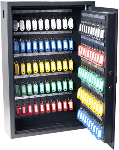 Sleutelkast Pavo security 100 haken donkergrijs 1 Stuk