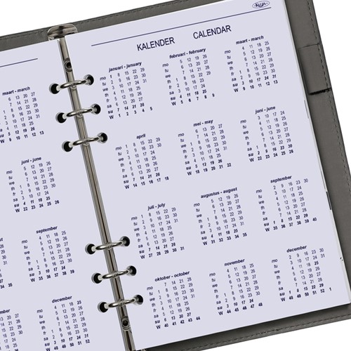 Agendavulling 2026 Kalpa A5 1dag/1pagina 1 Stuk-3