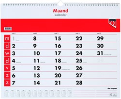 Maandkalender 2026 Quantore 1 Stuk
