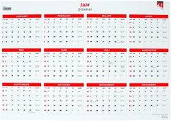 Jaarplankalender 2026 Quantore 48x68cm 1 Stuk