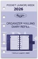 Agendavulling 2026 Kalpa Pocket 7dagen/2pagina's 1 Stuk