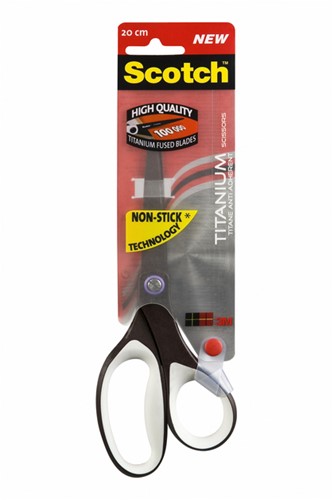 Schaar Scotch 20cm titanium blister 1 Stuk