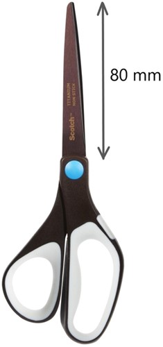 Schaar Scotch 20cm titanium blister 1 Stuk-2