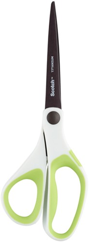 Schaar Scotch 20cm titanium  groot oog groen bl 1 Stuk