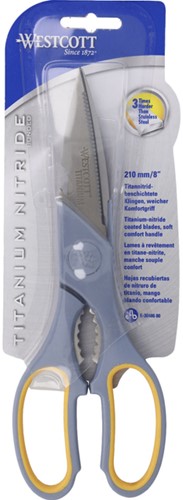 Huishoudschaar Westcott 210mm softgrip titanium 1 Stuk-2