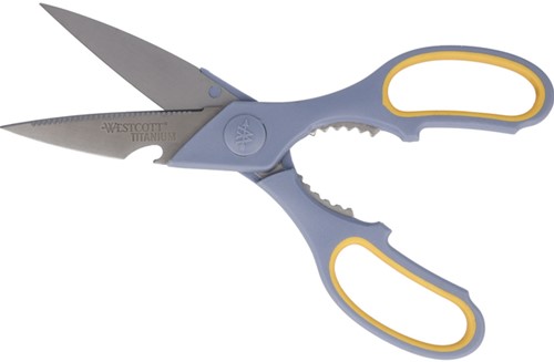 Huishoudschaar Westcott 210mm softgrip titanium 1 Stuk-1