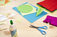 Kinderschaar Westcott 130mm rh rond lichtblauwr 1 Stuk-2