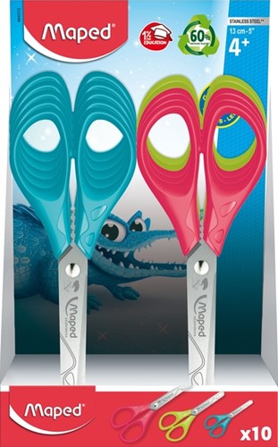 Schaar Maped Essentials 13cm links 10st 1 Stuk-2