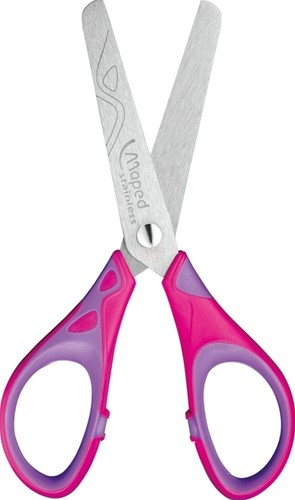 Schaar Maped Essentials Soft 13cm display á 24st 1 Stuk-3